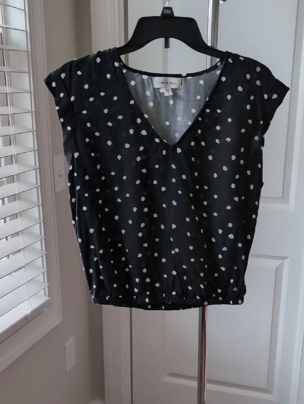 Cloth & Stone Polka Dot Small Blouse